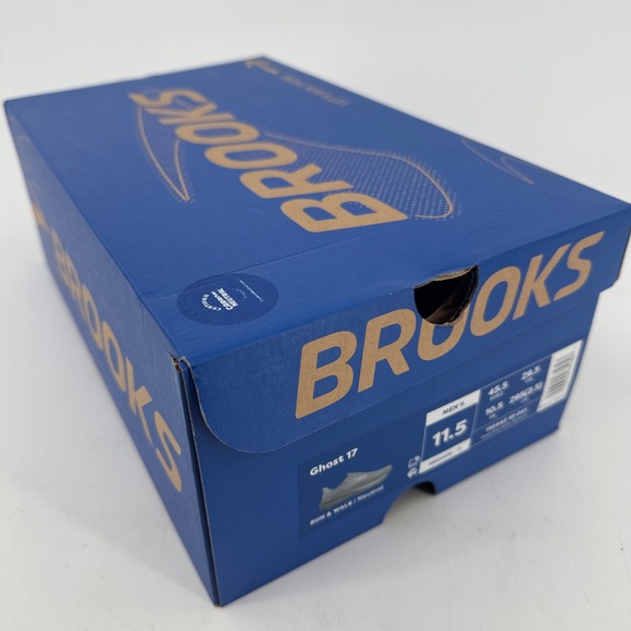 Brooks Ghost 17 Mens 11.5 Running Shoes Gray Oyster Mushroom 110442 1D 041 NEW main image 5